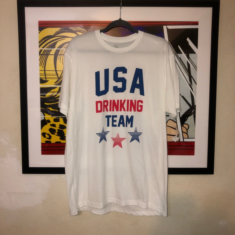 Kid Dangerous USA Drinking Team Graphic Tee